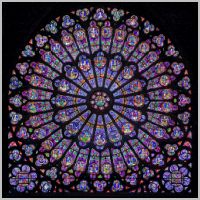 Notre-Dame de Paris, photo Zachi Evenor, Wikipedia, Rosace nord.jpg